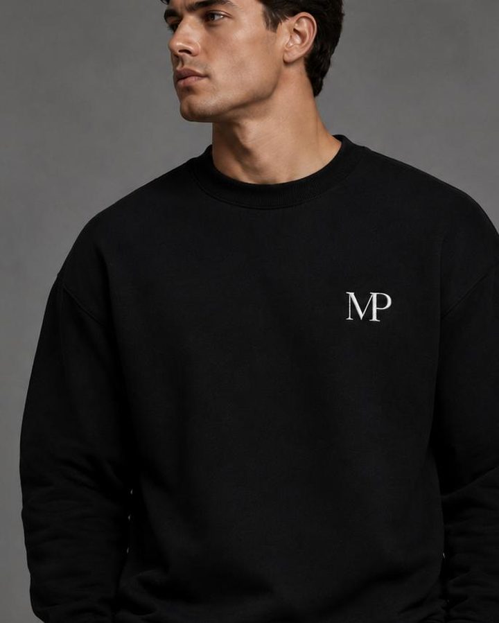 The Monogram Crew — Black